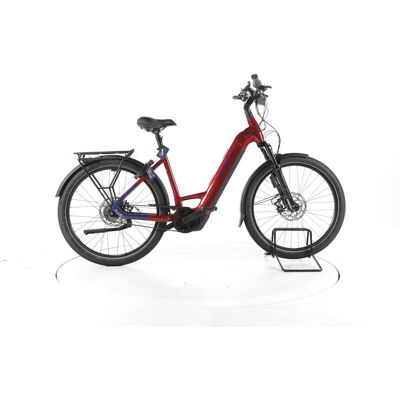 Haibike Trekking 9 ABS City E-Bike Tiefeinsteiger 2025 Rot Blau L Haibike Trekking 9 ABS City E-Bike Tiefeinsteiger 2025 Rot Blau L