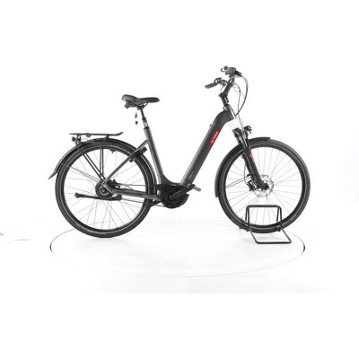 Victoria Manoc 3 City E-Bike Tiefeinsteiger anthracite white red glossy L Victoria Manoc 3 City E-Bike Tiefeinsteiger anthracite white red glossy L