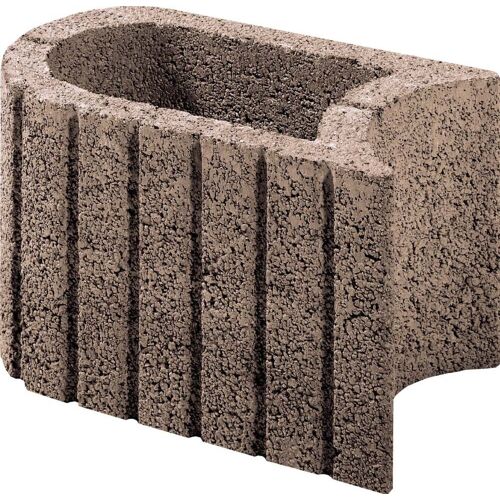 Kann Pflanzstein Mini Plus 35 x 20 x 20 cm braun