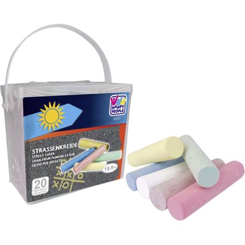 Happy People Straßenkreide-Box 20 Stück