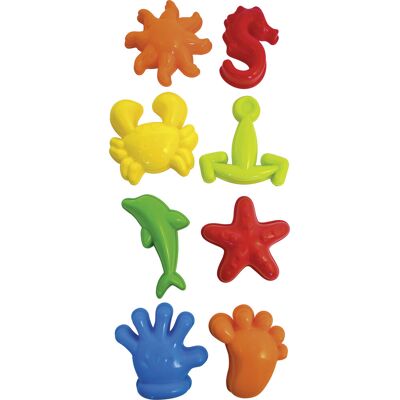 Adriatic Spielware Sandformen bunt Adriatic Spielware Sandformen bunt