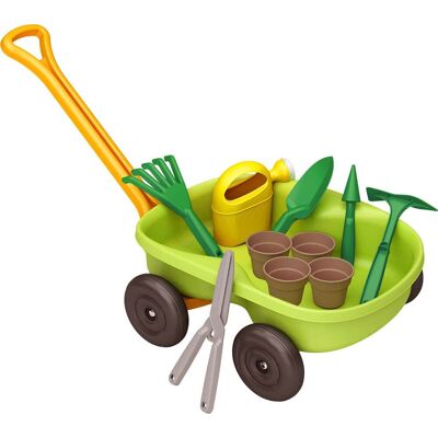 Adriatic Kinder Gartenwagen mit Werkzeug bunt Adriatic Kinder Gartenwagen mit Werkzeug bunt