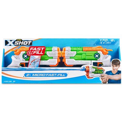 Zuru Wasserpistole X-Shot Fast-Fill Micro 2er Set Zuru Wasserpistole X-Shot Fast-Fill Micro 2er Set