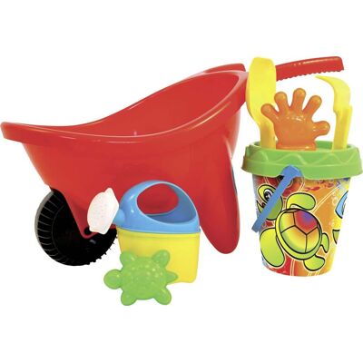 Adriatic Schubkarre mit Gartenspielzeug Set 8-teilig Adriatic Schubkarre mit Gartenspielzeug Set 8-teilig