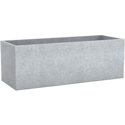 Scheurich Pflanzgefäß C-Cube Long Serie 240 granit grau 80 cm