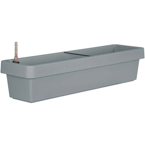 Geli Bewässerungsblumenkasten Viva Kunststoff betongrau 80 cm