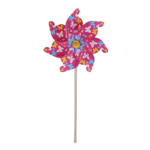 TrendLine Windmühle Kunststoff 74 x 30 x 30 cm pink