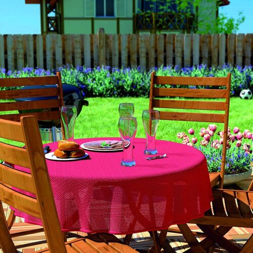 d-c-garden Gartentischdecke Florida 130 x 160 cm, rot