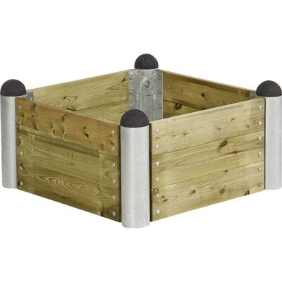 Plus Hochbeet Pipe 6 80 x 80 x 36 cm Plus Hochbeet Pipe 6 80 x 80 x 36 cm