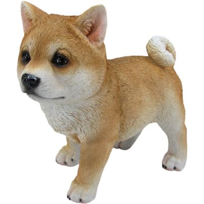 FD Dekofigur Hund Shiba Inu stehend 21 x 20 x 10 cm hellbraun FD Dekofigur Hund Shiba Inu stehend 21 x 20 x 10 cm hellbraun