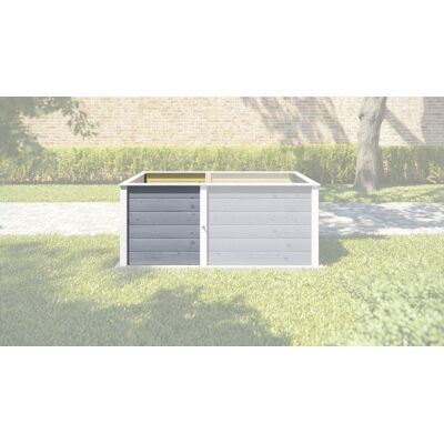 WEKA Modular Hochbeet Erweiterung - Europäische Fichte - Grau WEKA Modular Hochbeet Erweiterung - Europäische Fichte - Grau