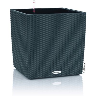 Lechuza Pflanztopf Cube Cottage 50 cm Kunststoff granit Lechuza Pflanztopf Cube Cottage 50 cm Kunststoff granit
