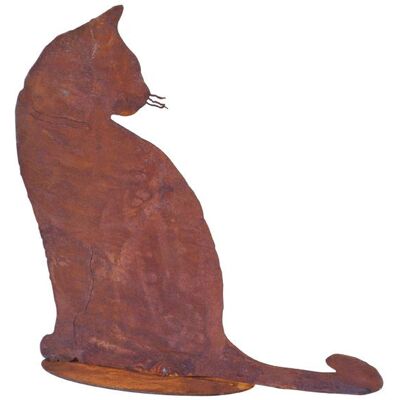 Badeko Katze sitzend 30 x 30 cm rostbraun Badeko Katze sitzend 30 x 30 cm rostbraun