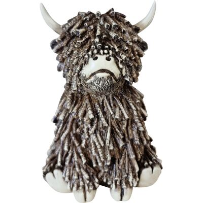 FD Dekofigur Hochlandrind sitzend 18 cm braun FD Dekofigur Hochlandrind sitzend 18 cm braun