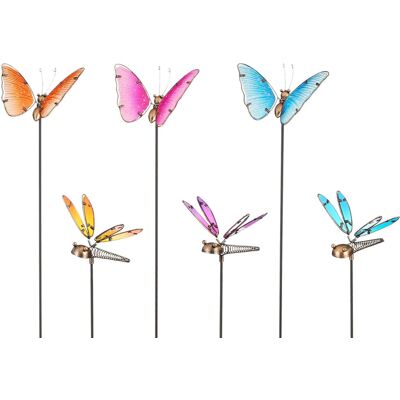 Mica Decorations Gartenstecker Schmetterling oder Libelle 99 x 64 x 37 cm Mica Decorations Gartenstecker Schmetterling oder Libelle 99 x 64 x 37 cm