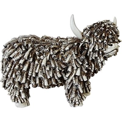 FD Dekofigur Hochlandrind stehend 18 cm braun FD Dekofigur Hochlandrind stehend 18 cm braun