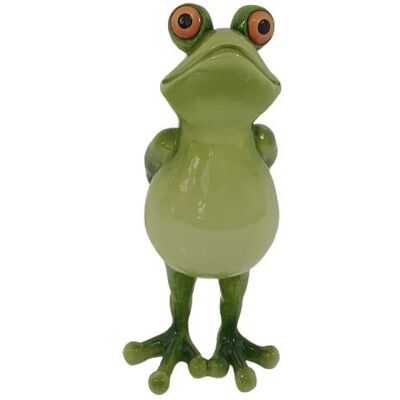Pflanzen-Kölle Frosch Figur - 25cm, Wetterfest, Gartendeko Pflanzen-Kölle Frosch Figur - 25cm, Wetterfest, Gartendeko