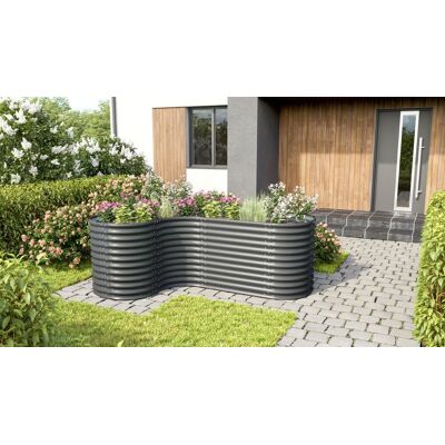 Vitavia Erweiterung Hochbeet 858 Curve 86 cm granit Vitavia Erweiterung Hochbeet 858 Curve 86 cm granit