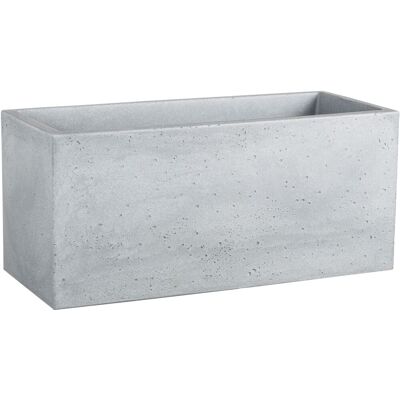 Scheurich Stony Grey Rechteckiger Blumenkübel - Für Außen Scheurich Stony Grey Rechteckiger Blumenkübel - Für Außen