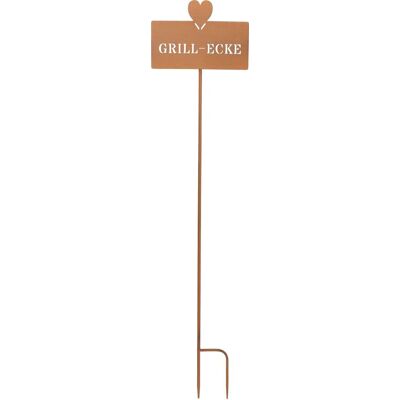 TrendLine - Grill-Ecke - Rostoptik - 100x24 - Garden Stake TrendLine - Grill-Ecke - Rostoptik - 100x24 - Garden Stake