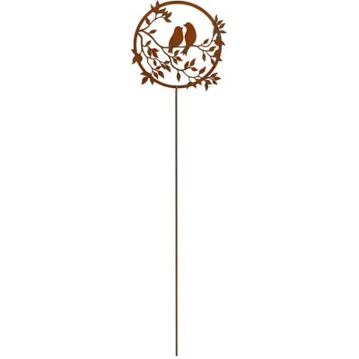Badeko Gartenstecker Vogel Elise 130 x 30 cm rostbraun Badeko Gartenstecker Vogel Elise 130 x 30 cm rostbraun