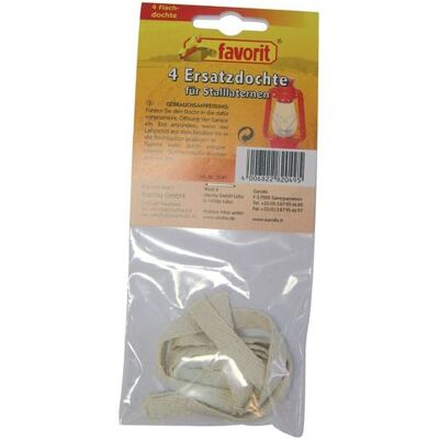 FAVORIT - Flachwicks 1x9 cm - 4er-Set - Wick set FAVORIT - Flachwicks 1x9 cm - 4er-Set - Wick set