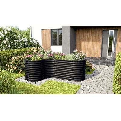 Vitavia Erweiterung Curve zu Hochbeet 858 86 cm schwarz Vitavia Erweiterung Curve zu Hochbeet 858 86 cm schwarz