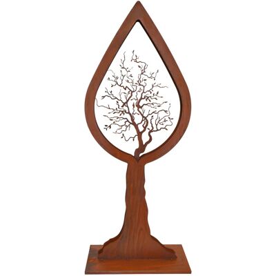 Badeko Baum Toskana 140 x 55 x 20 cm rostbraun Badeko Baum Toskana 140 x 55 x 20 cm rostbraun