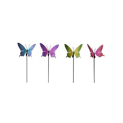 TrendLine Gartenstecker Metall Schmetterling sortiert 93 cm TrendLine Gartenstecker Metall Schmetterling sortiert 93 cm