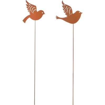 Mica Decorations Mica Gartenstecker Vogel Rost 85 cm Mica Decorations Mica Gartenstecker Vogel Rost 85 cm