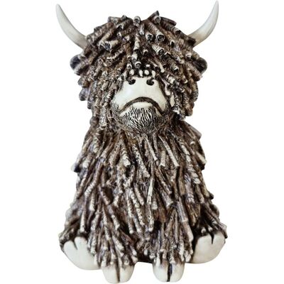 FD Dekofigur Hochlandrind sitzend 15 cm braun FD Dekofigur Hochlandrind sitzend 15 cm braun