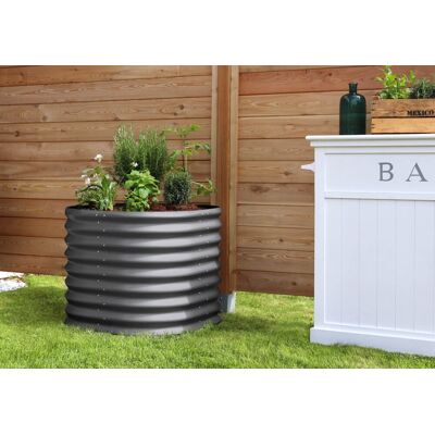 Vitavia Hochbeet Terra Rund 82 x 82 x 63 cm granit Vitavia Hochbeet Terra Rund 82 x 82 x 63 cm granit