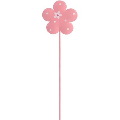 TrendLine Gartenstecker Blume Frühling Metall Ø 8 x 35 cm pink TrendLine Gartenstecker Blume Frühling Metall Ø 8 x 35 cm pink