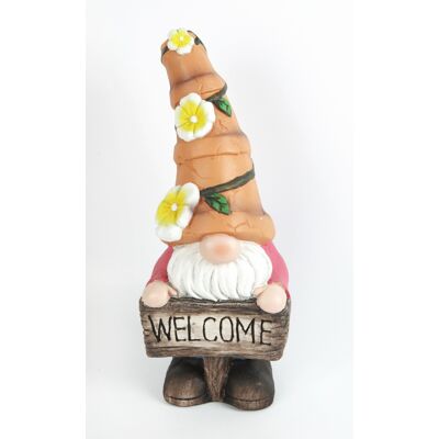 TrendLine Dekofigur Polyresin Zwerg 40 x 14 x 16 cm pink TrendLine Dekofigur Polyresin Zwerg 40 x 14 x 16 cm pink