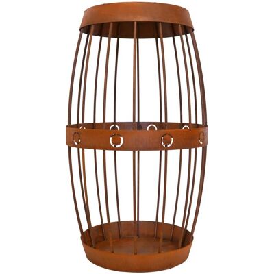 Badeko Dekofigur Weinfass 80 x 50 cm rostbraun Badeko Dekofigur Weinfass 80 x 50 cm rostbraun