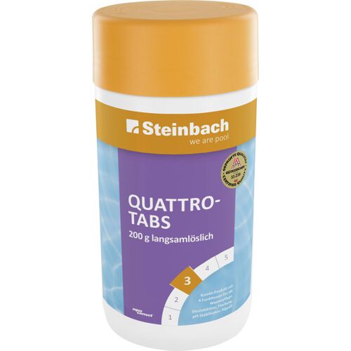 Steinbach Poolpflege Quattrotabs Tabs 1 kg Tabletten, TCCA Multi 85%