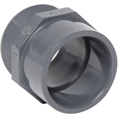 Steinbach - 0691452097 - PVC Übergangsmuffennippel - 50 mm - schwarz Steinbach - 0691452097 - PVC Übergangsmuffennippel - 50 mm - schwarz