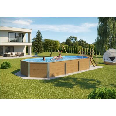 Weka Massivholzpool-Set Barbados 850 x 376 x 116 cm inkl. Sandfilteranlage Weka Massivholzpool-Set Barbados 850 x 376 x 116 cm inkl. Sandfilteranlage
