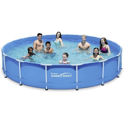 Summer Waves Rundpool Active Frame Ø 457 x 84 cm blau Summer Waves Rundpool Active Frame Ø 457 x 84 cm blau