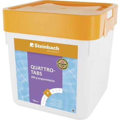 Steinbach Poolpflege Quattrotabs Poolwasserbehandlungstabletten - Pool Wasserbehandlungstabletten Steinbach Poolpflege Quattrotabs Poolwasserbehandlungstabletten - Pool Wasserbehandlungstabletten