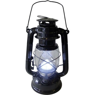 Happy People LED Laterne mit 12 LED's schwarz Happy People LED Laterne mit 12 LED's schwarz