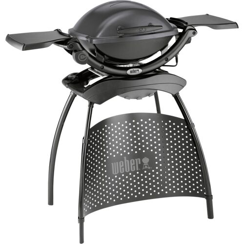 Weber Elektrogrill Q1400 Stand Grillfläche: 43 x 32 cm, dunkelgrau