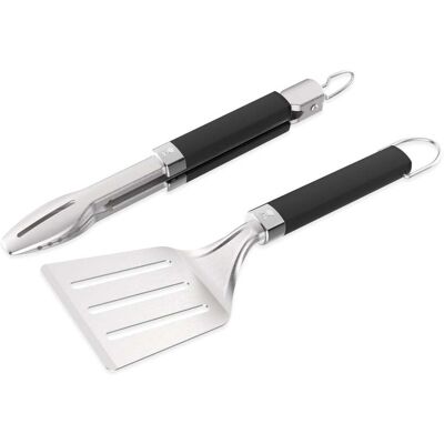 Weber Tragbares BBQ Spatel & Zangen Werkzeugset - Grillzubehör Weber Tragbares BBQ Spatel & Zangen Werkzeugset - Grillzubehör