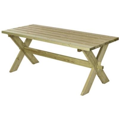 Plus skandinavischer imprägnierter Gartentisch - Rechteck 177x76x72cm Plus skandinavischer imprägnierter Gartentisch - Rechteck 177x76x72cm
