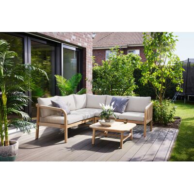 Primaster Gartenmöbel-Set Leros Holz Primaster Gartenmöbel-Set Leros Holz