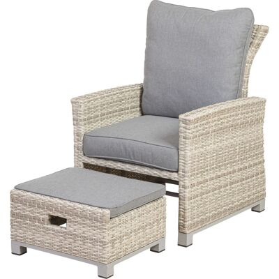 Primaster - Tulum - Antike Schale - Outdoor Lounge Chair Primaster - Tulum - Antike Schale - Outdoor Lounge Chair
