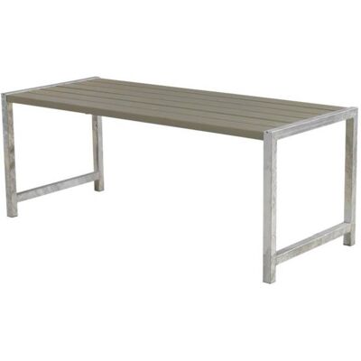 Plus Plankentisch 186x77x72cm graubraun - Rektangulärer Gartentisch Plus Plankentisch 186x77x72cm graubraun - Rektangulärer Gartentisch