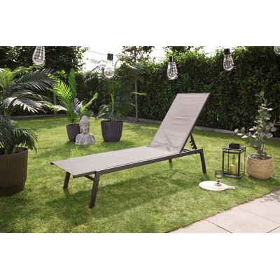 Primaster Gartenliege Lenno 200 cm Stahl Primaster Gartenliege Lenno 200 cm Stahl