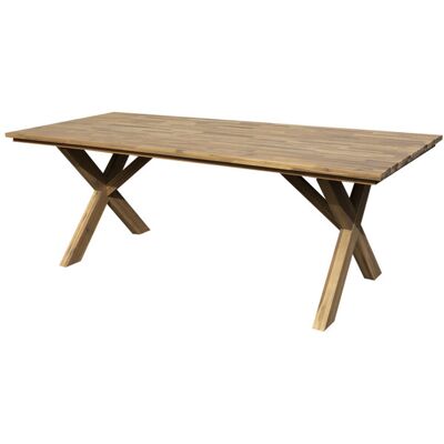 Primaster Gartentisch Manila Holz 220 x 90 x 75 cm Primaster Gartentisch Manila Holz 220 x 90 x 75 cm
