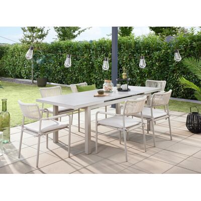 Primaster Garten-Essgruppe Rhodos mit ausziehbarem Tisch Primaster Garten-Essgruppe Rhodos mit ausziehbarem Tisch